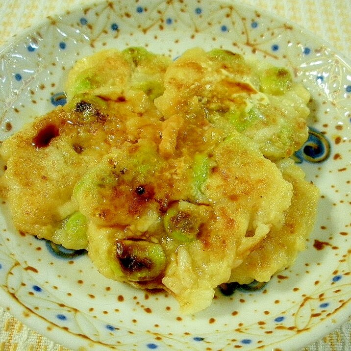 ☆豆腐とグリーンピースのマヨしょうが焼き☆